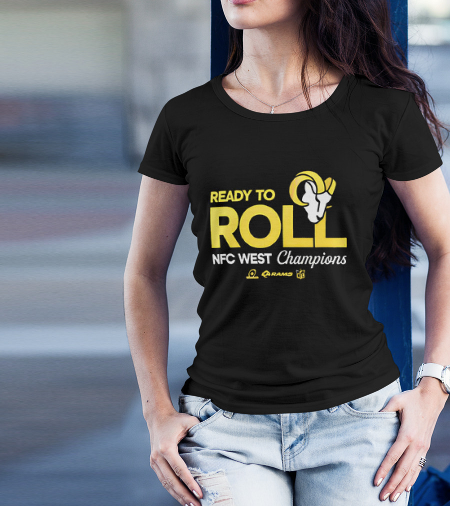 Ready To Roll NFC West Champions Rams T-Shirt