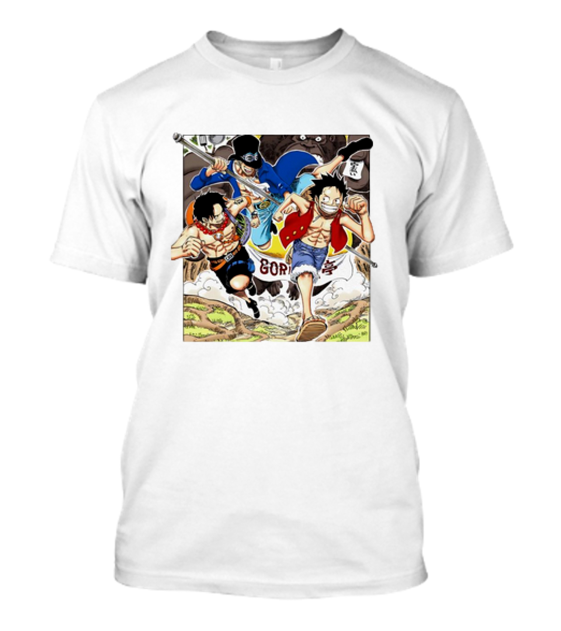 One Piece Characters Luffy Ace And Sabo Happy Birthday Ace T-Shirt