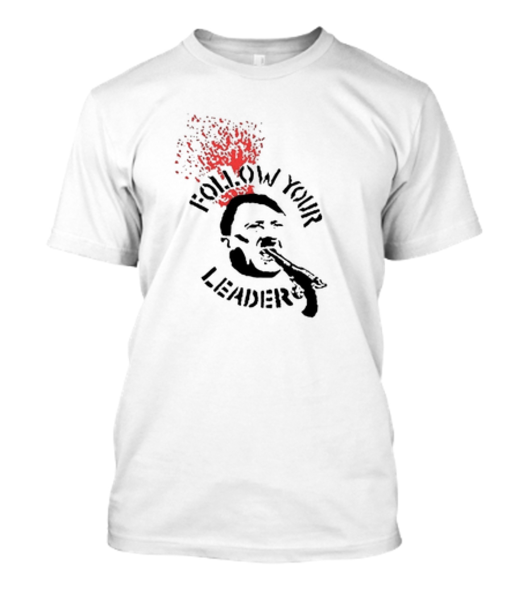 Holidaykirk Follow Your Leader Anti-Fascism Provocative Symbolism T-Shirt