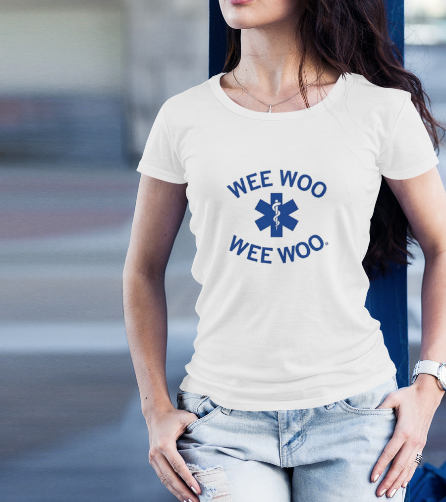 Wee Woo Wee Woo Star Of Life Emblem T-Shirt