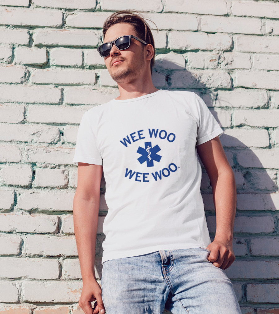 Wee Woo Wee Woo Star Of Life Emblem T-Shirt