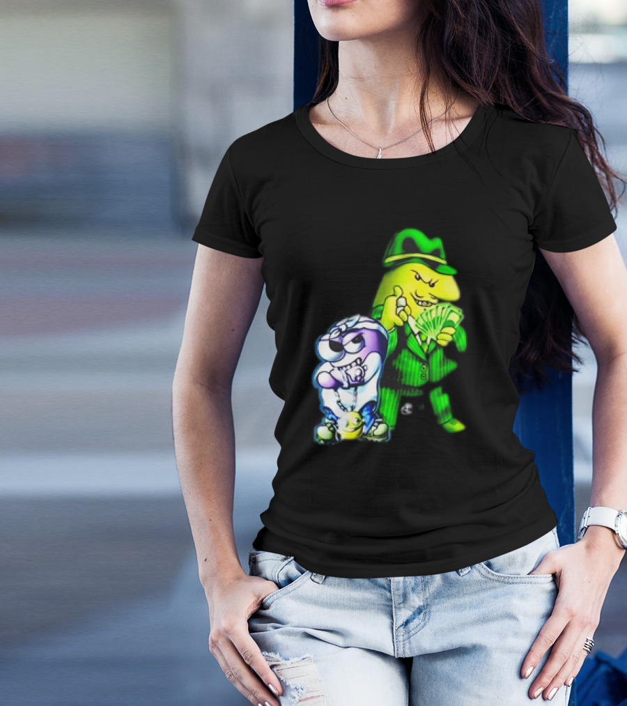 Cool Gangsta Friends Smiling Money Holders T-Shirt