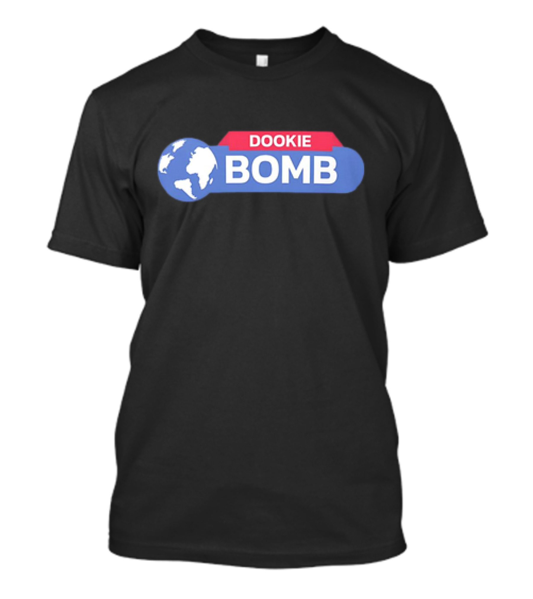 Dookie Bomb Earth Cartoon Planet T-Shirt