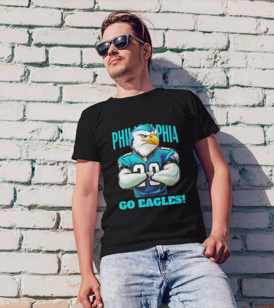 Philadelphia Eagles Mascot Go Eagles NFL Football T-Shirt