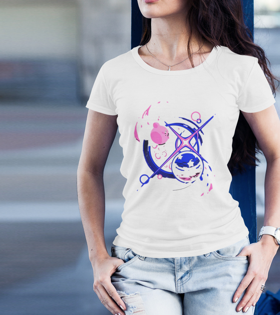 Kirby Oyasumi Celestial Moon Stars Dream T-Shirt