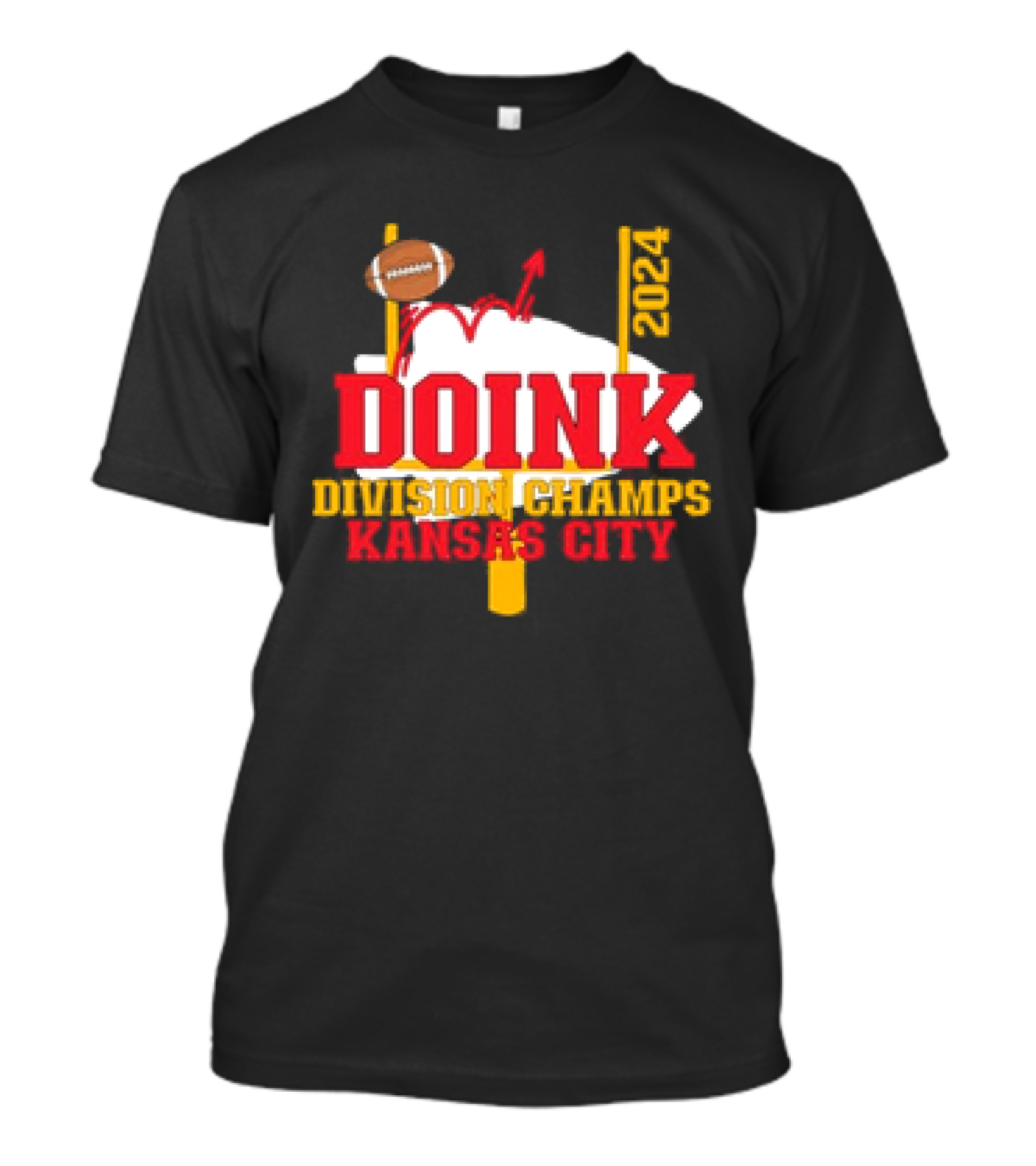 DOINK Division Champs 2024 Kansas City Football T-Shirt