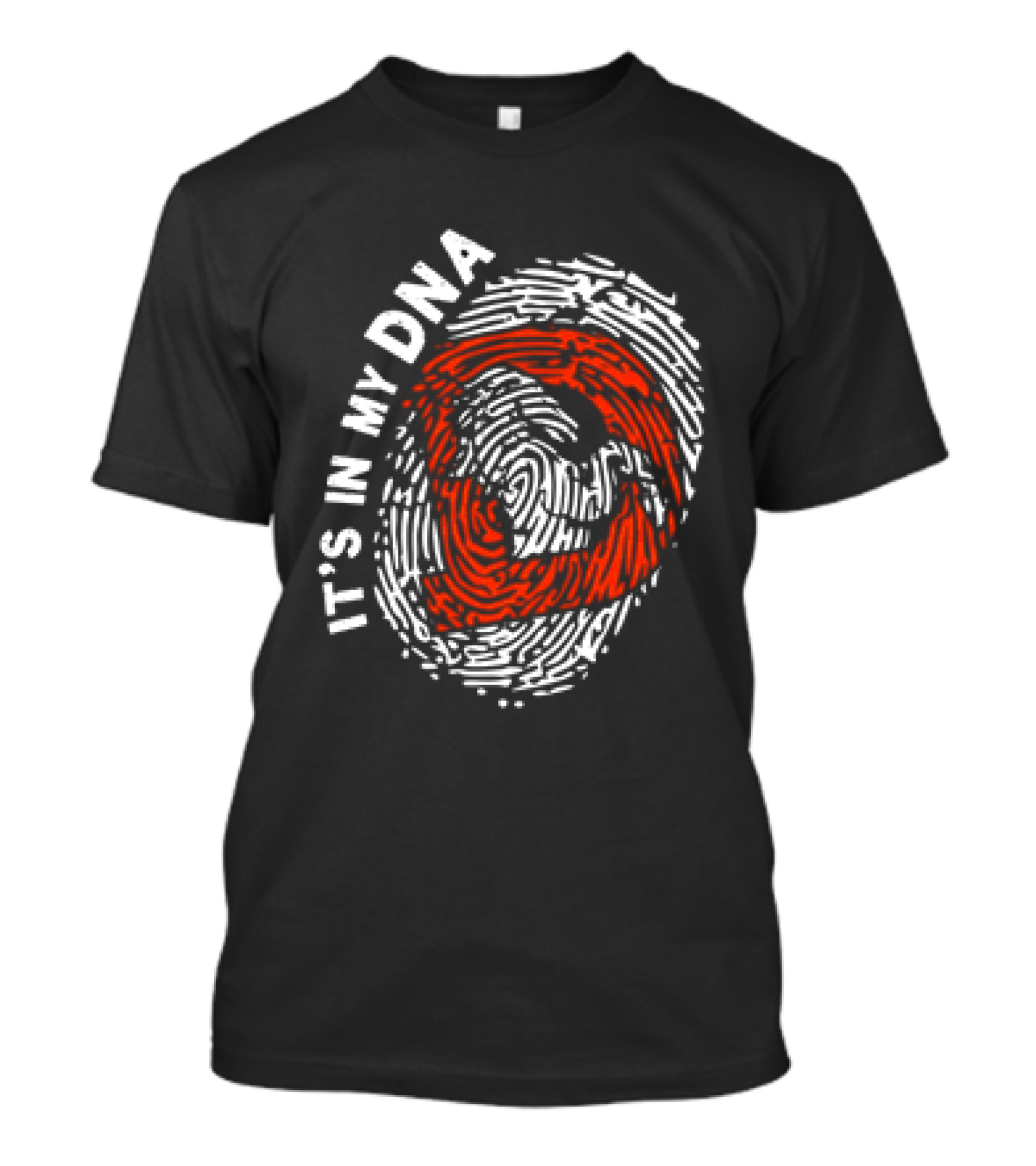 It's In My DNA Denver Broncos Fingerprint T-Shirt
