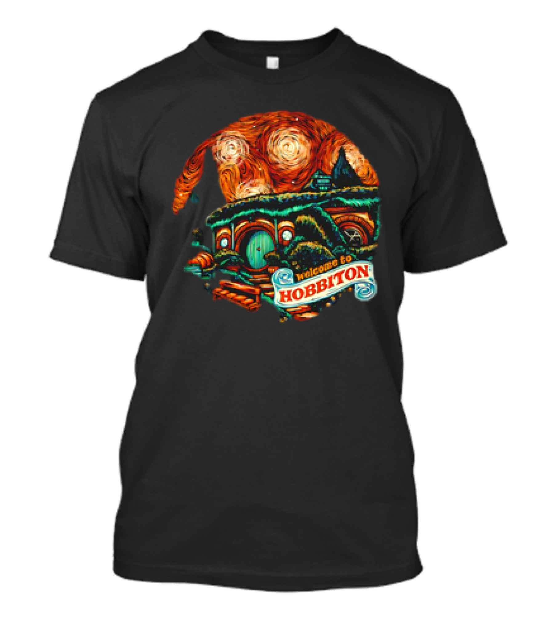 Welcome To Hobbiton The Hobbit Van Gogh T-Shirt
