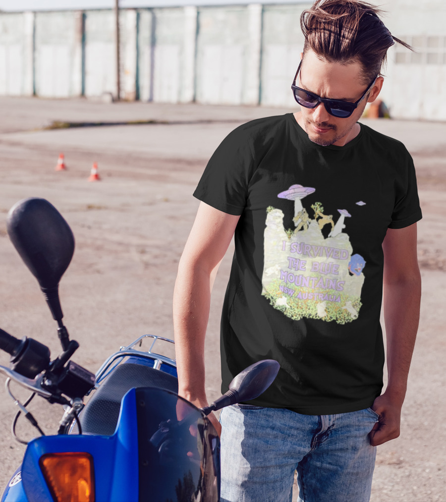 I Survived UFO Encounter In The Blue Mountains NSW Australia T-Shirt