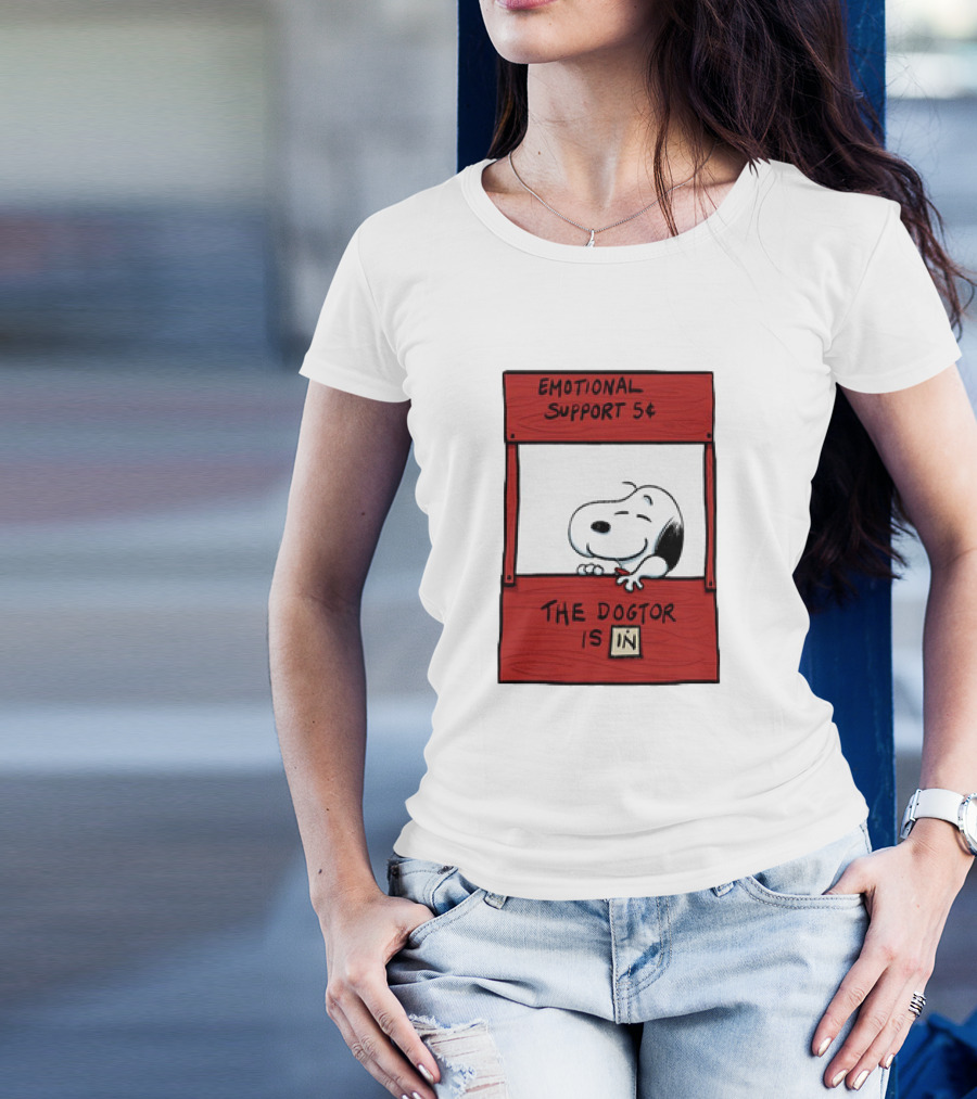 Emotional Support The Dogtor Is In T-Shirt