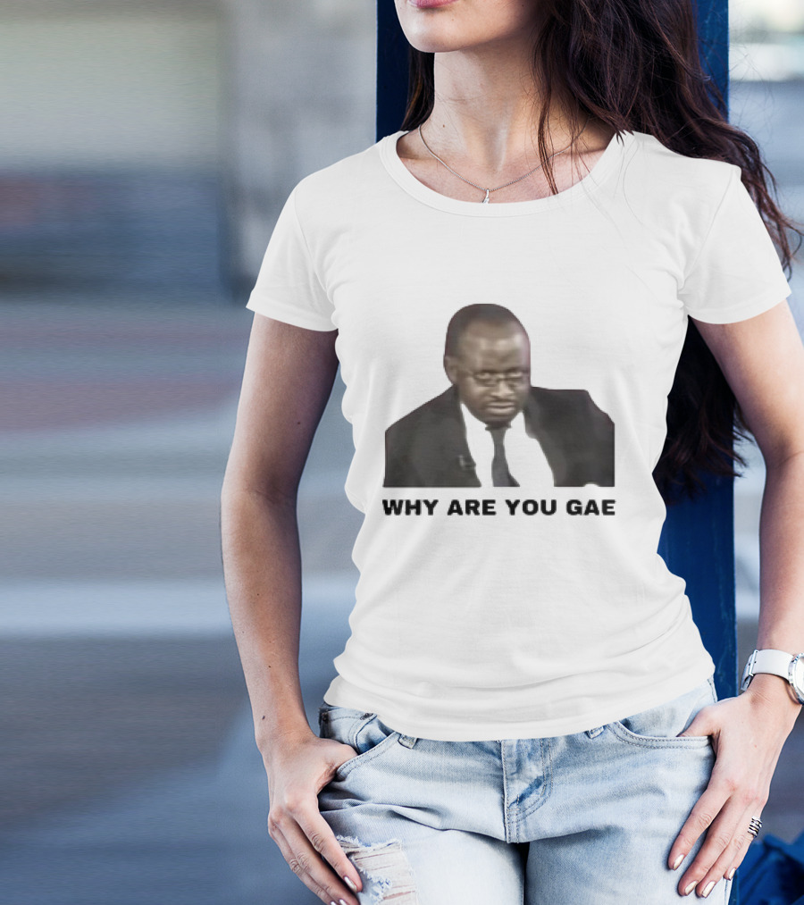 Uganda Gay Rights Interview Why Are You Gae Meme Iconic Image T-Shirt