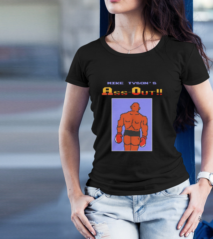 Mike Tyson's Ass-Out Pixels T-Shirt