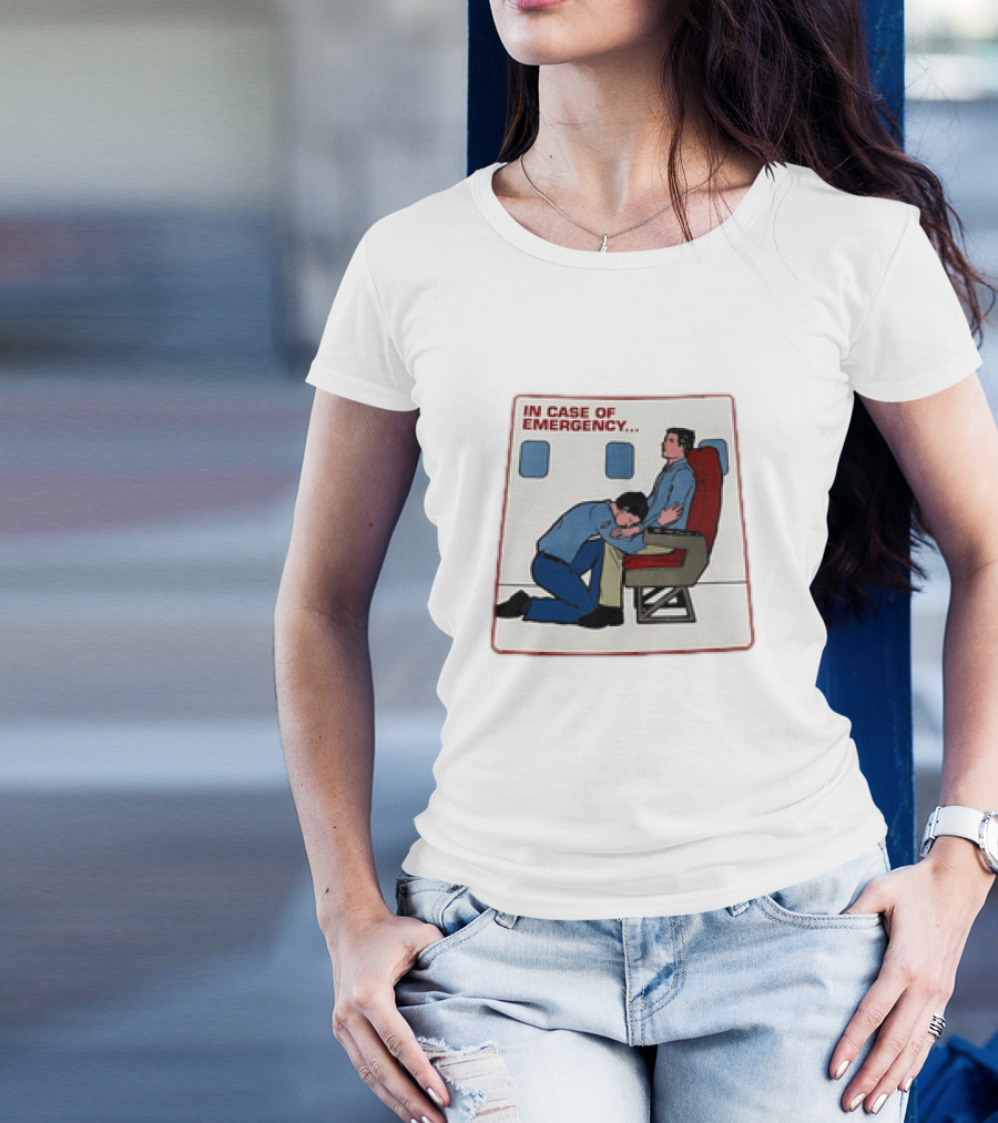 In Case Of Emergency Airplane Seat Safety Instructions T-Shirt