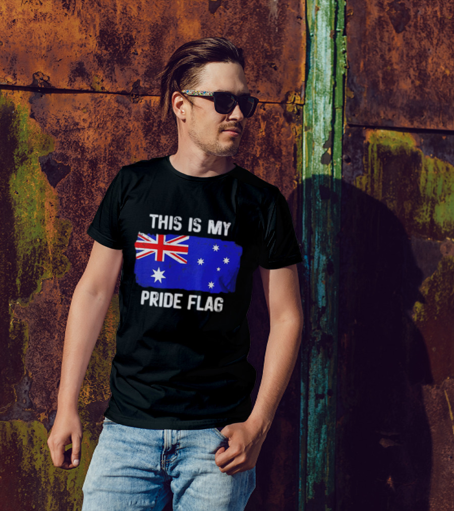 This Is My Pride Flag Australian Flag T-Shirt