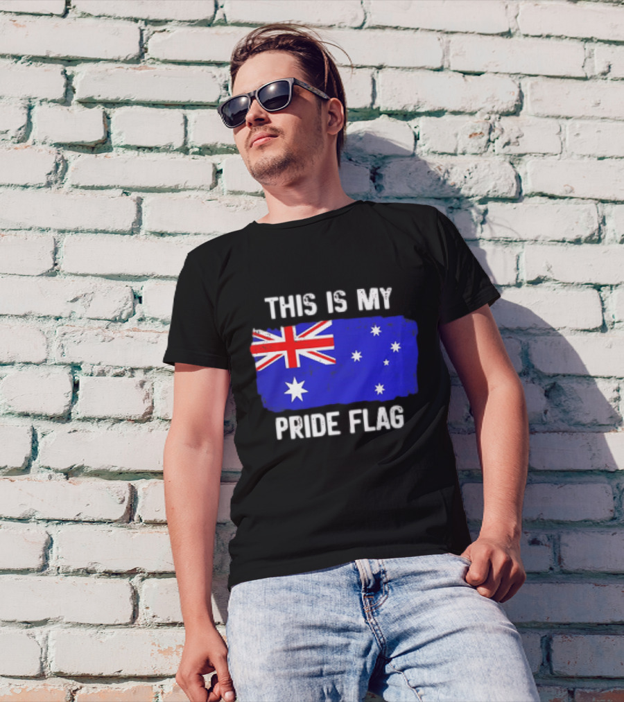 This Is My Pride Flag Australian Flag T-Shirt