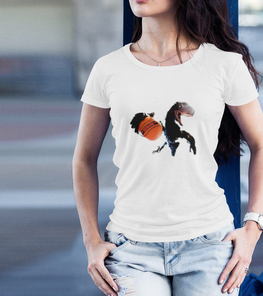 Deinonychus Basketball Action T-Shirt
