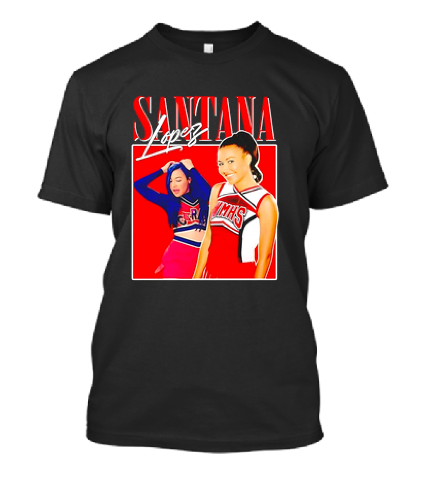 Santana Lopez Cheerleader Red Outfit Image T-Shirt