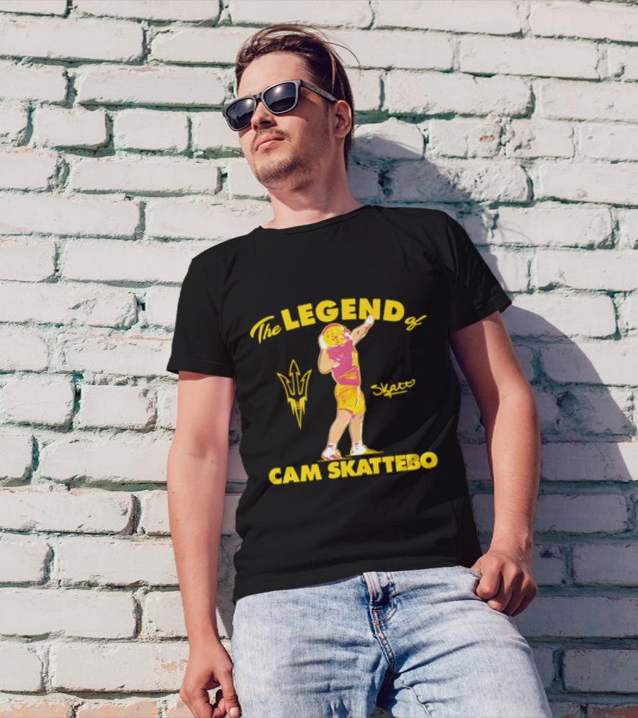 Arizona State Sun Devils The Legend Of Cam Skattebo Skatt T-Shirt