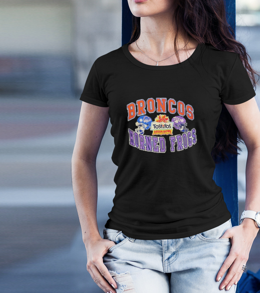 Broncos Horned Frogs Tostitos Fiesta Bowl Matchup T-Shirt
