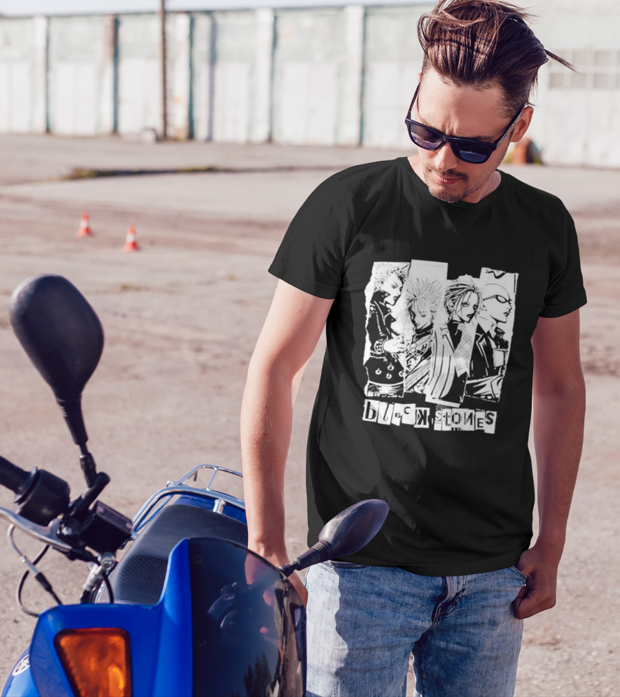 Ai Yazawa Ut Black Stones Band Manga Characters T-Shirt