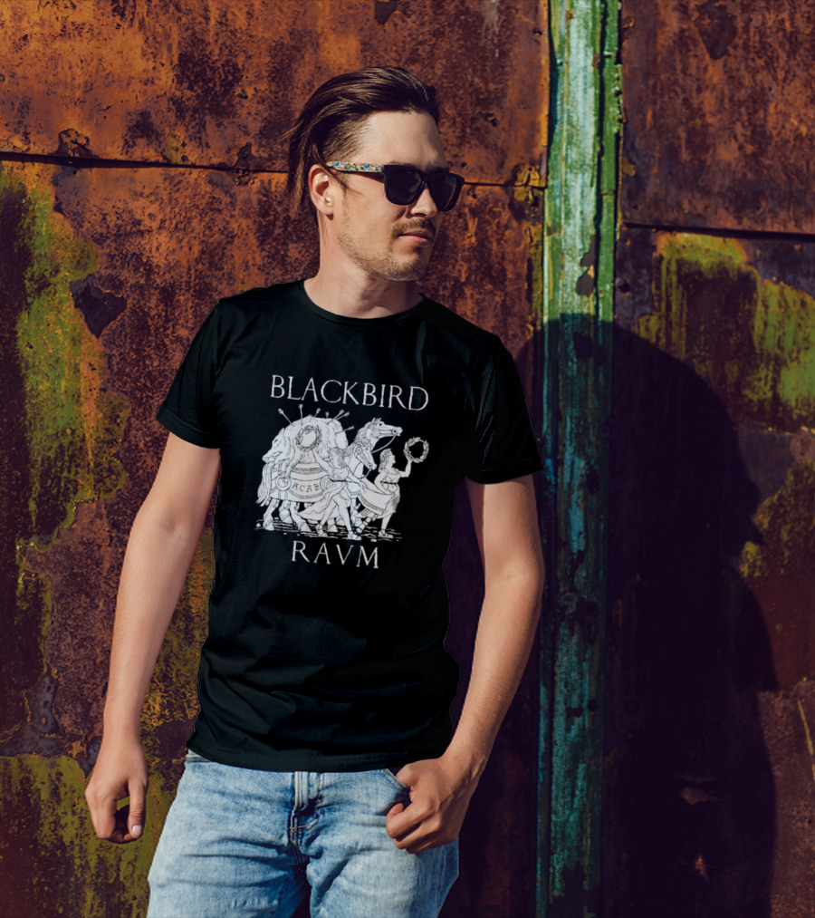 Blackbird Raum ACAB Alex Krokus Bear And Raccoon Procession T-Shirt