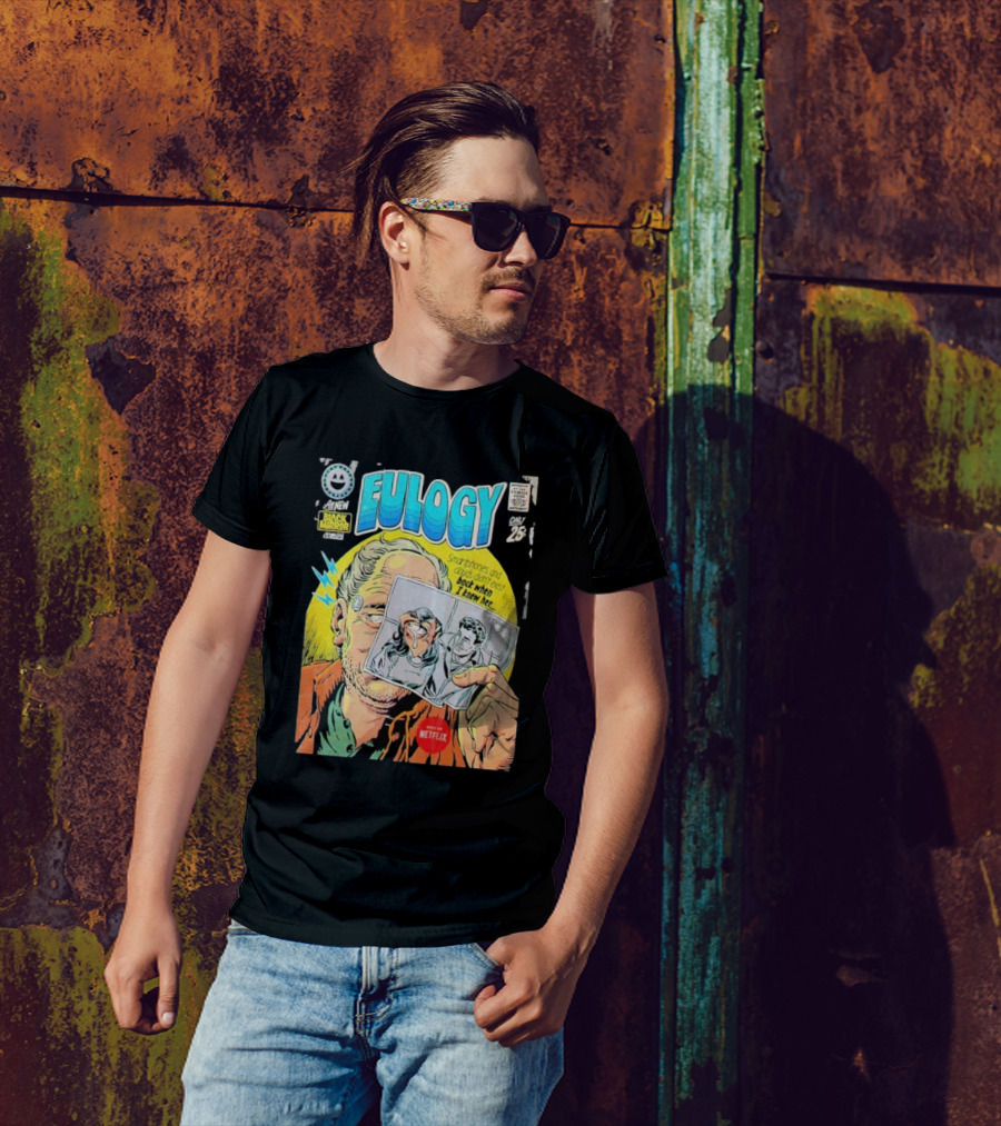 All New Black Mirror Comics Eulogy Smartphones Clouds By Butcher Billy Netflix T-Shirt