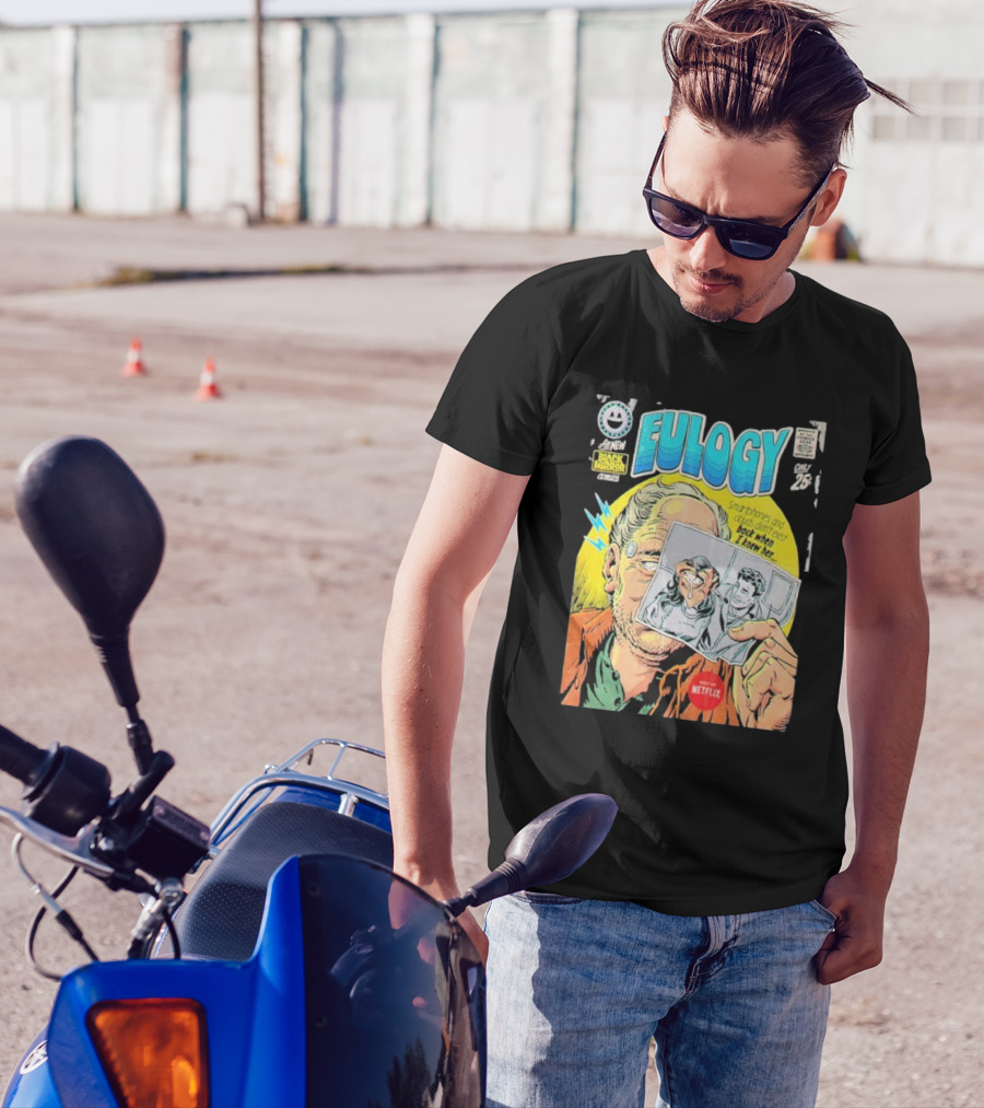 All New Black Mirror Comics Eulogy Smartphones Clouds By Butcher Billy Netflix T-Shirt