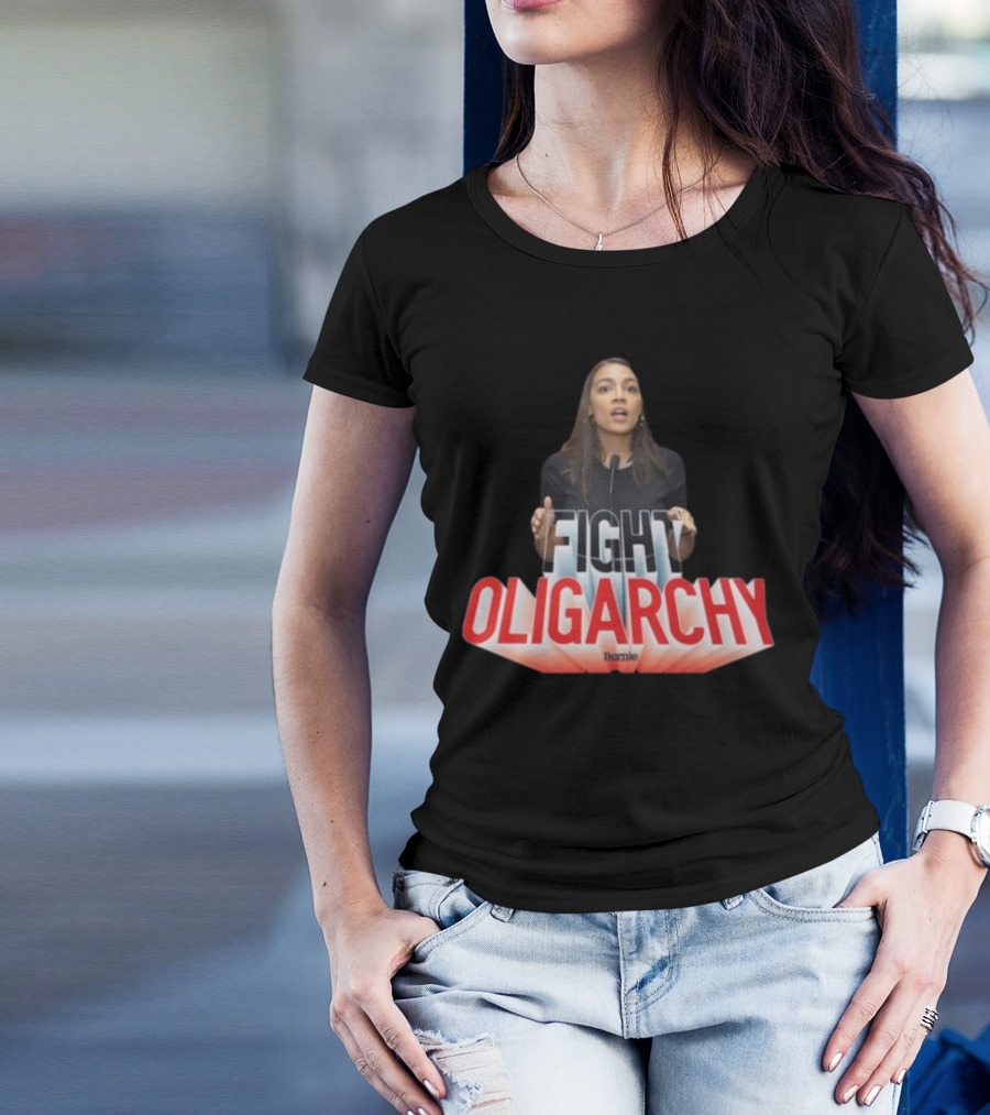 FIGHT OLIGARCHY Bernie T-Shirt