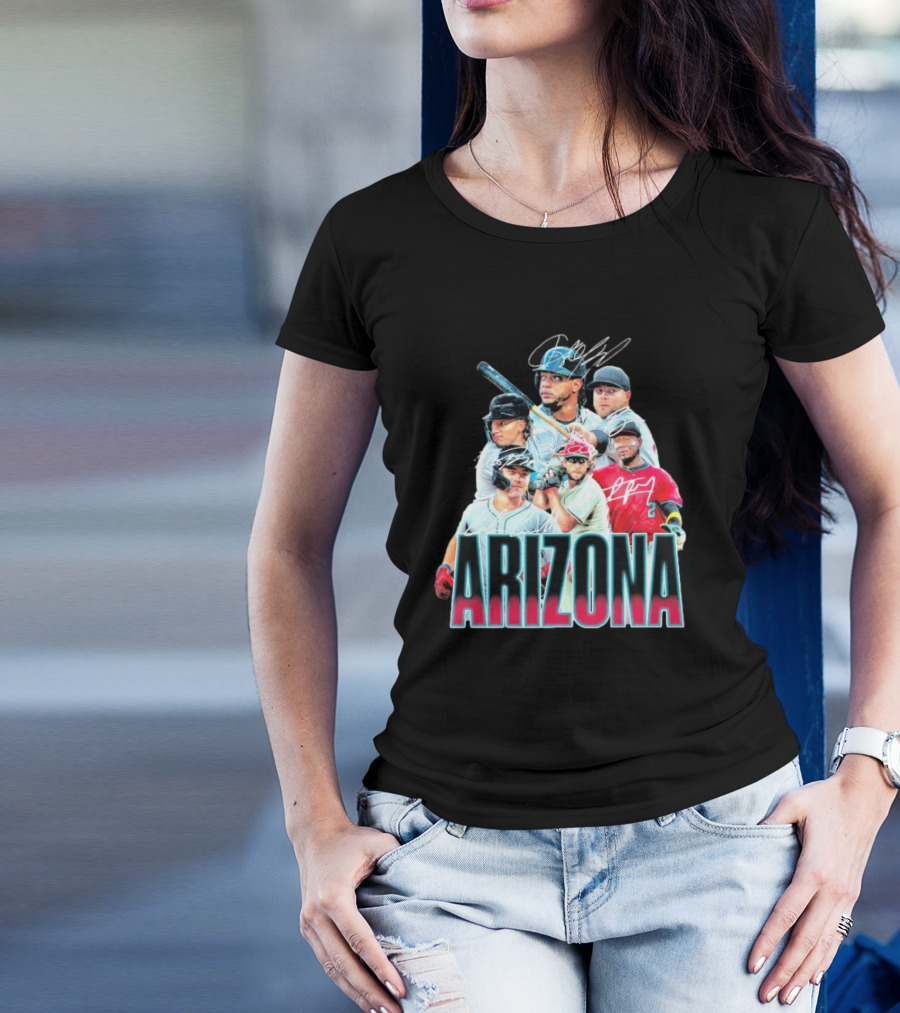 Arizona Diamondbacks MLB Players Signatures Series T-Shirt