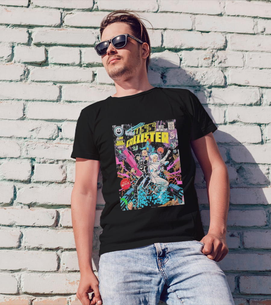 Black Mirror Comics USS Callister Into Infinity Issue 25 Netflix Official 2025 T-Shirt