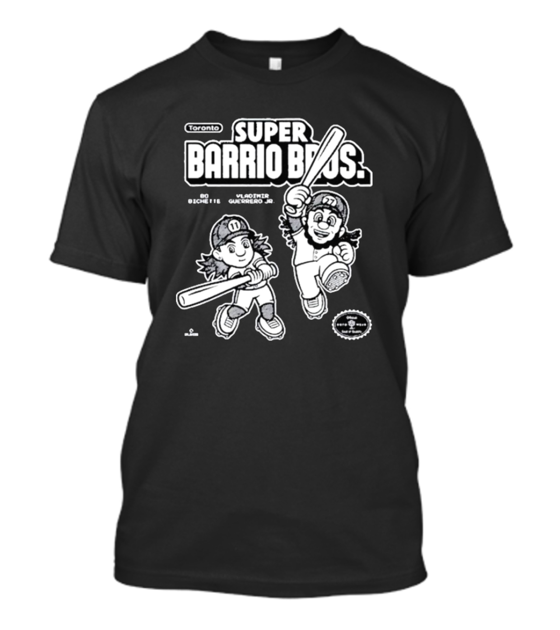 Super Barrio Bros Toronto Bo Bichette Vladimir Guerrero Jr T-Shirt