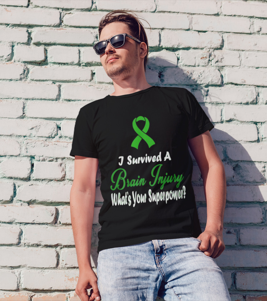 I Survived A Brain Injury What's Your Superpower? T-Shirt