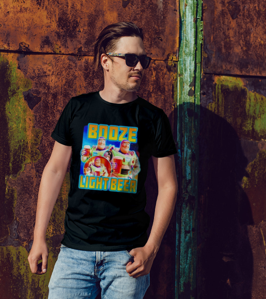 Buzz Lightyear Booze Light Beer Toy Story Parody T-Shirt