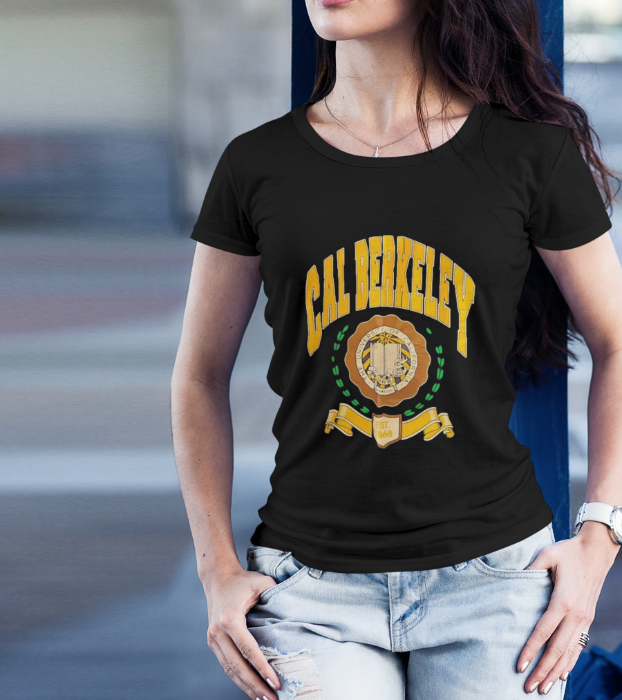 Cal Berkeley University Of California Est 1868 Crest Academic Seal T-Shirt