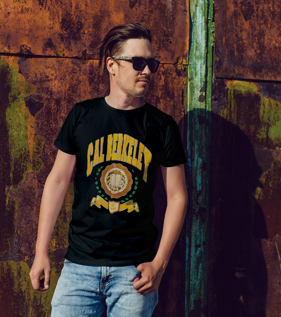 Cal Berkeley University Of California Est 1868 Crest Academic Seal T-Shirt