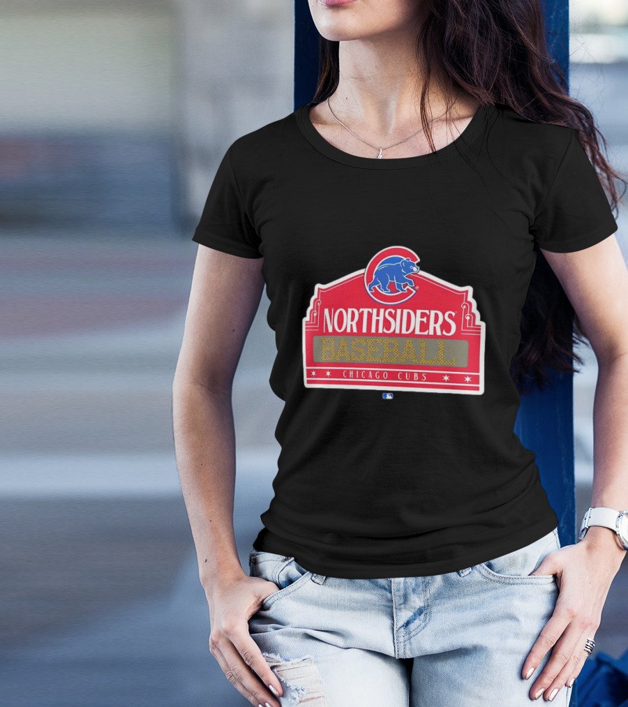 Northsiders Baseball Chicago Cubs Bear Emblem T-Shirt