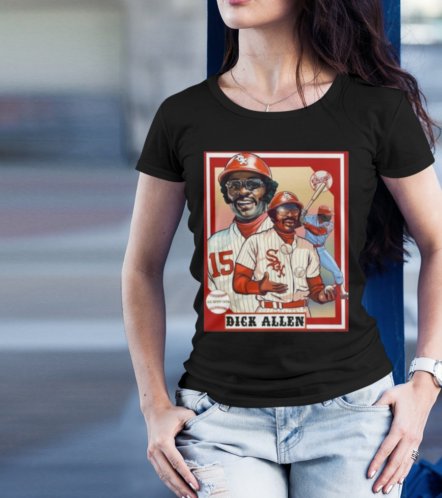 Dick Allen Chicago White Sox AL MVP 1972 Vintage Baseball Legend T-Shirt