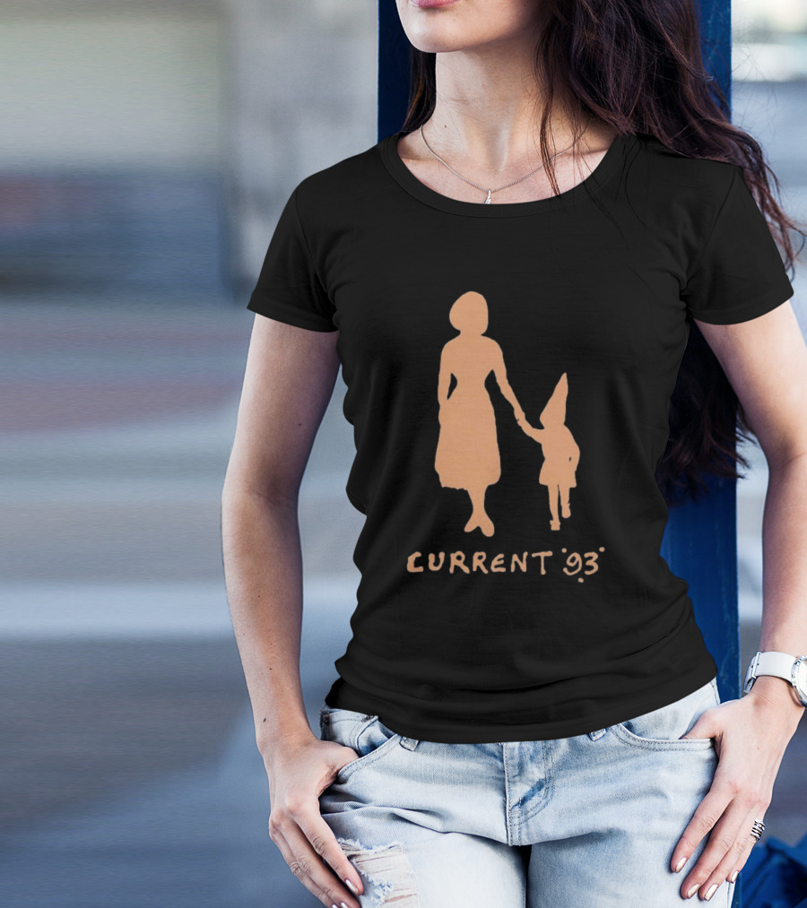 Current 93 Bella And Boy Holding Hands Silhouette T-Shirt