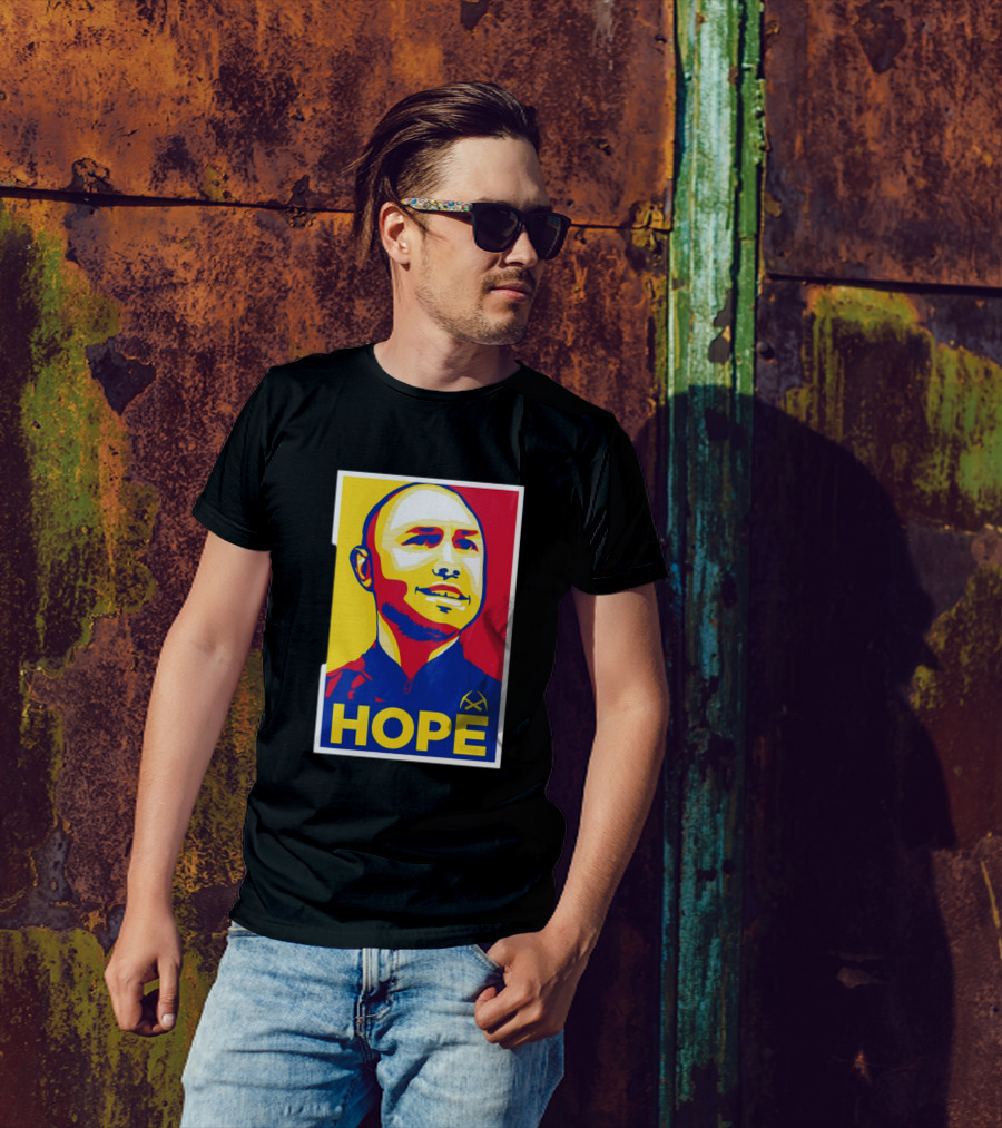 David Adelman Denver Nuggets HOPE Style Artwork T-Shirt