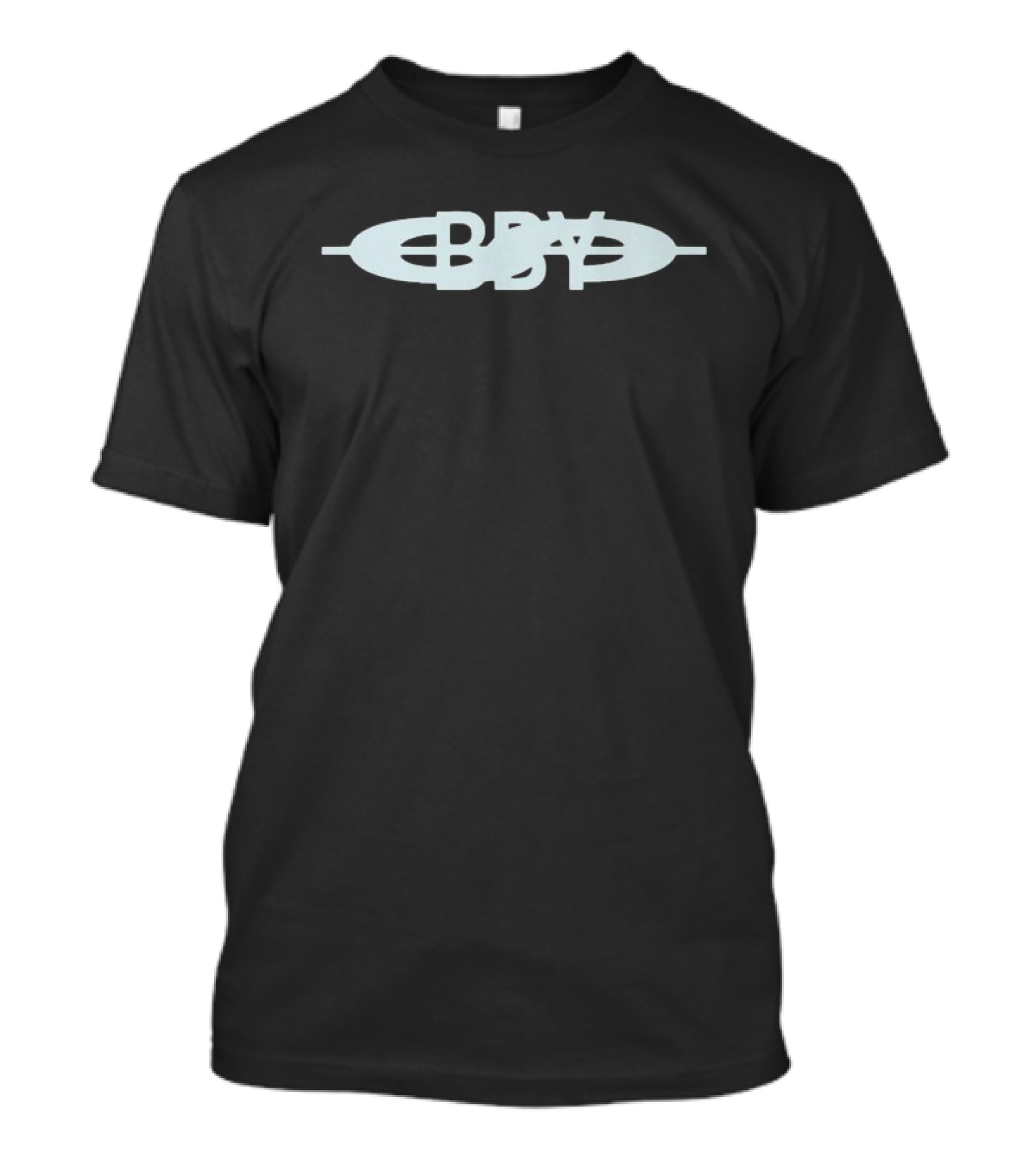 Destroy Lonely Bby Oval Text Design T-Shirt