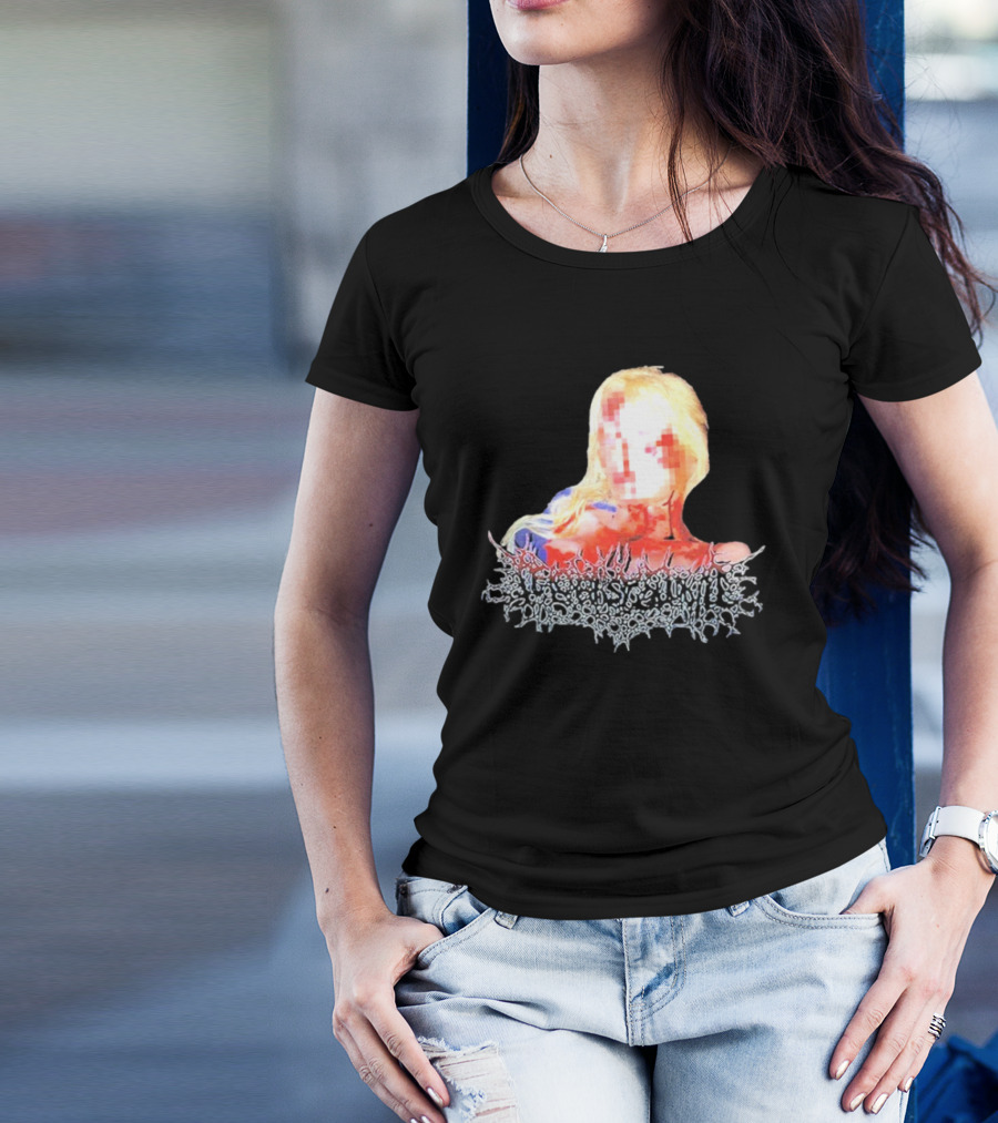 Destroy Lonely Pixelated Blonde Horror Aesthetic T-Shirt