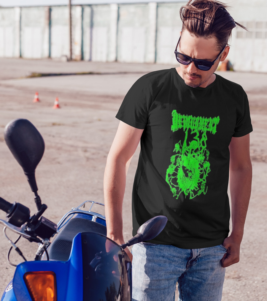 Devourment Butcher The Weak Green Splatter Graphic T-Shirt