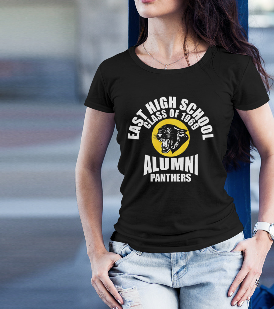 East High School Class Of 1958 Alumni Panthers T-Shirt