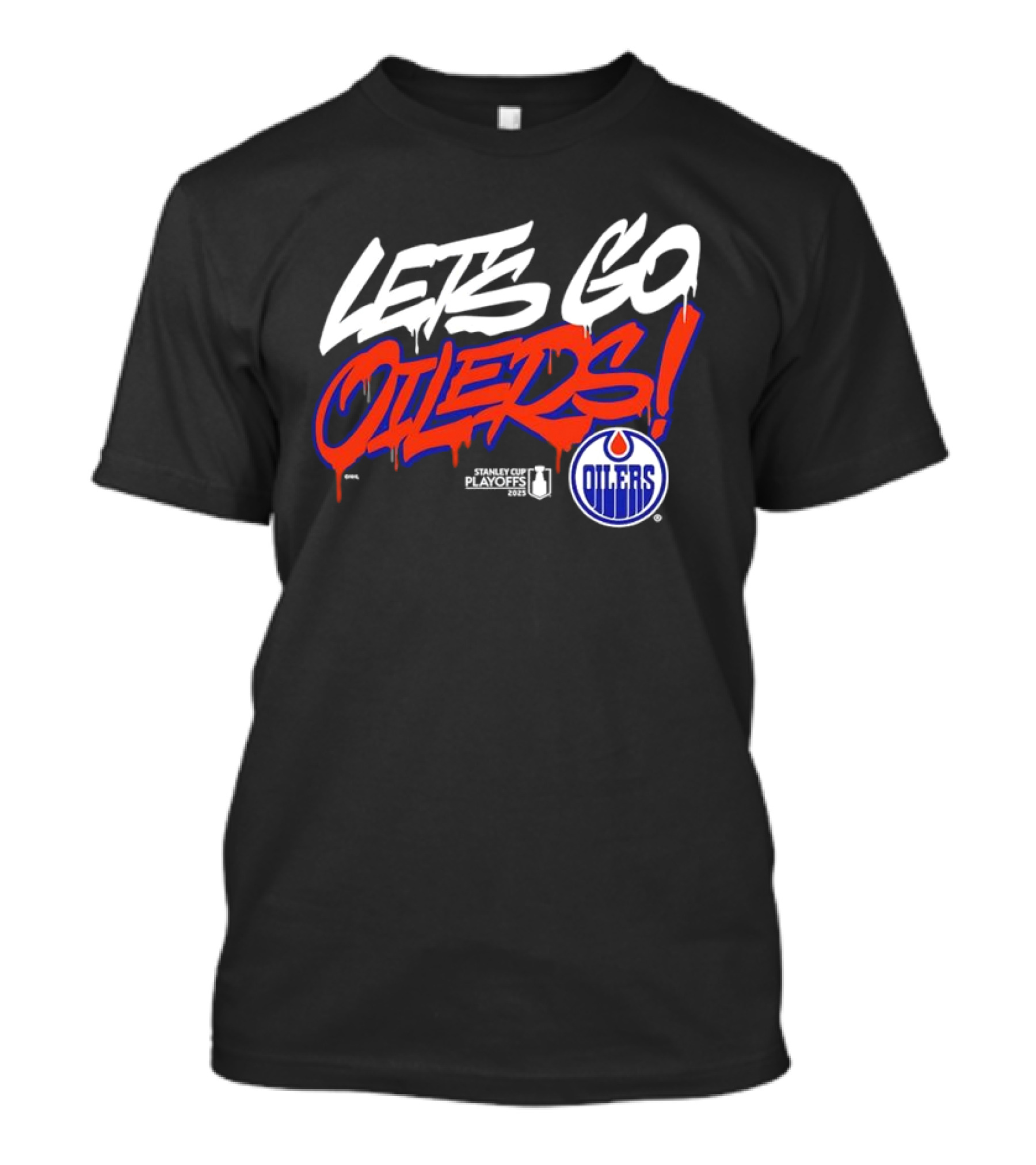 Edmonton Oilers Let's Go 2025 Stanley Cup Playoffs T-Shirt