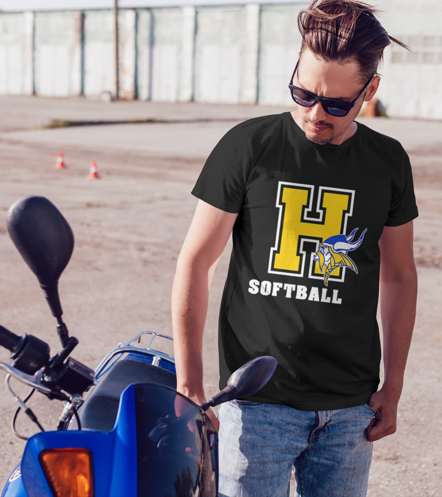 Francis Howell Vikings H Softball T-Shirt