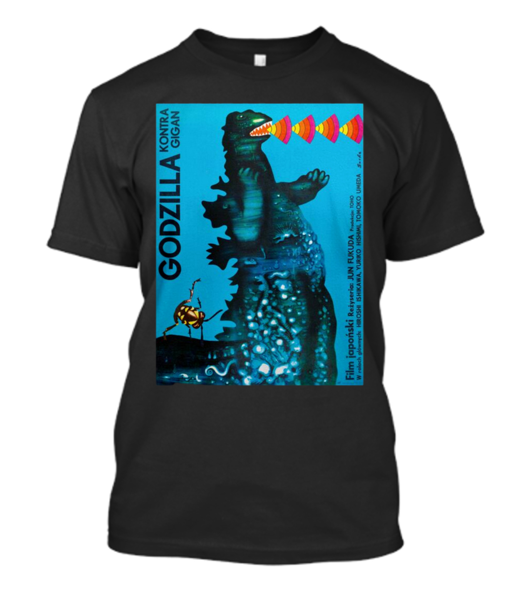 Godzilla Kontra Gigan Film Japoński Reżyseria Jun Fukuda T-Shirt
