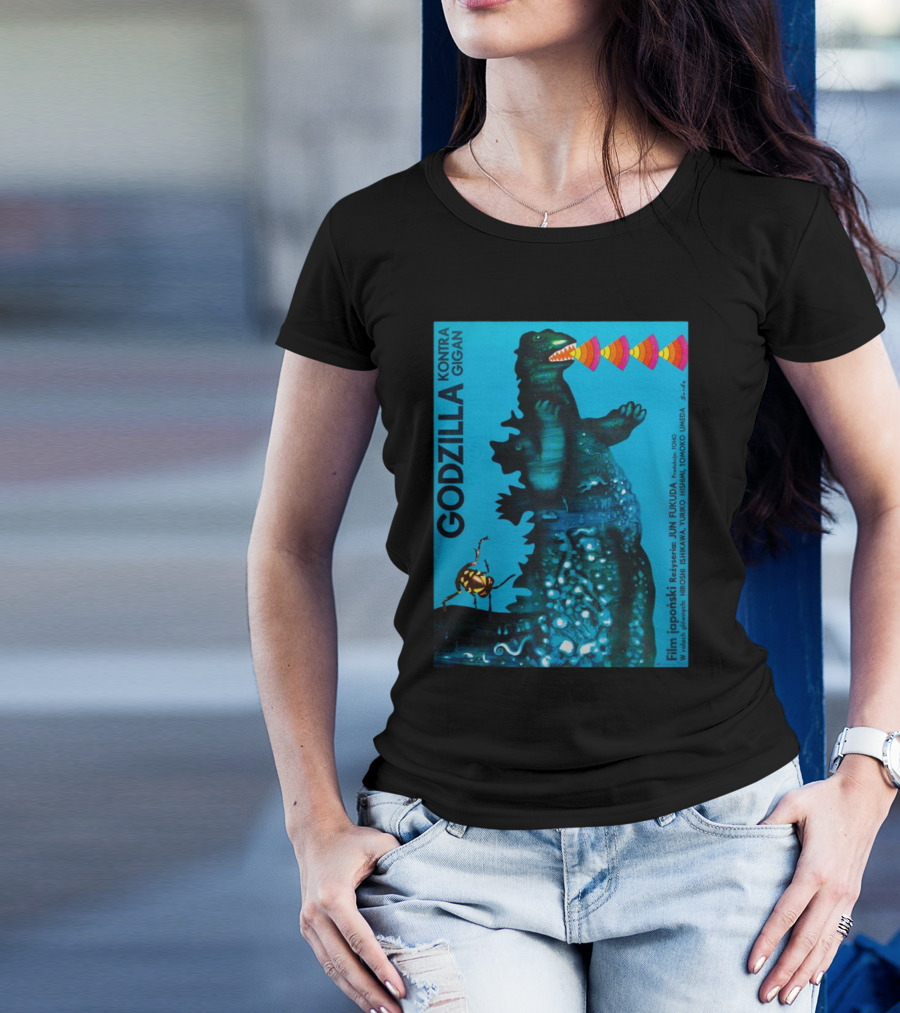 Godzilla Kontra Gigan Film Japoński Reżyseria Jun Fukuda T-Shirt