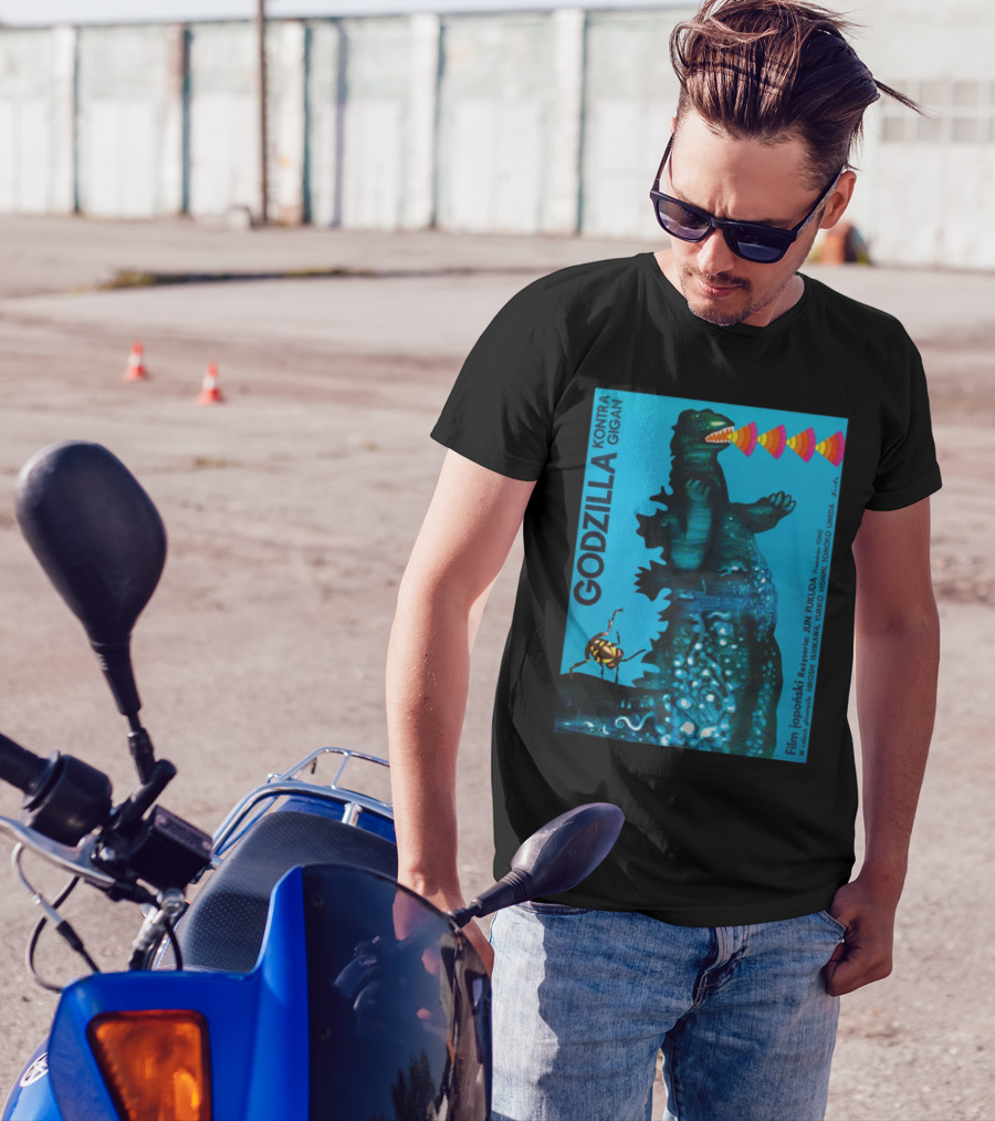 Godzilla Kontra Gigan Film Japoński Reżyseria Jun Fukuda T-Shirt