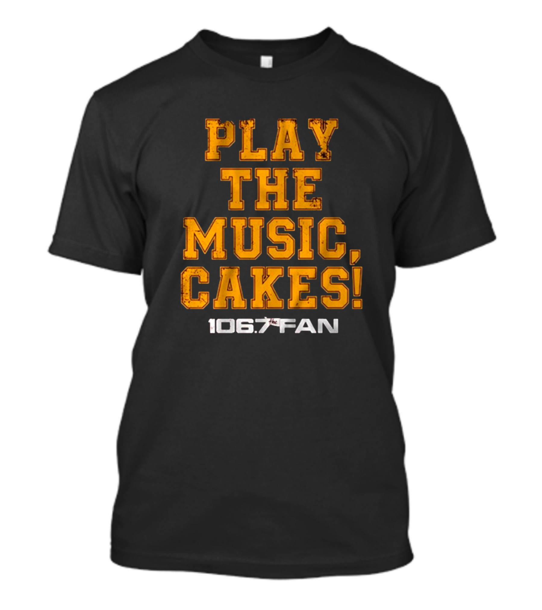 106.7 The Fan Play The Music Cakes T-Shirt