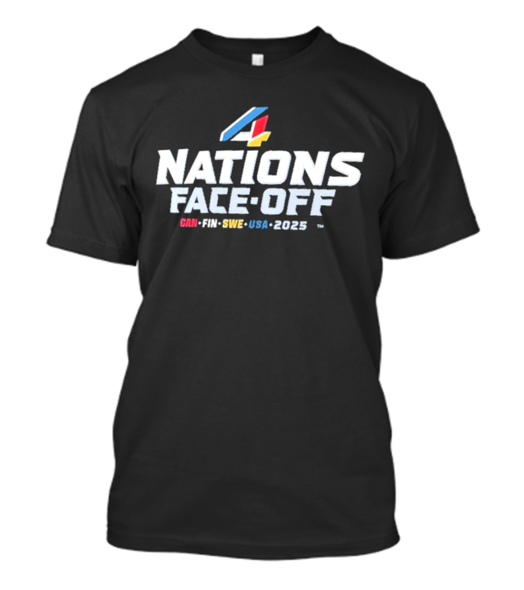 4 Nations Face-Off CAN FIN SWE USA 2025 T-Shirt